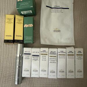 Lot of High-end Skincare Samples - La Mer, Biologique Recherche, Chanel